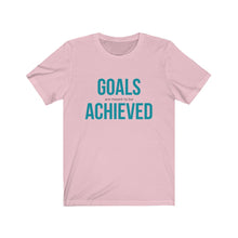 Load image into Gallery viewer, Goals Achieved | Unisex Jersey Short Sleeve Tee