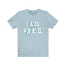 Load image into Gallery viewer, Goals Achieved | Unisex Jersey Short Sleeve Tee