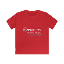Load image into Gallery viewer, "The Possibility Playground with Heather Moyse" | Kids Softstyle Tee