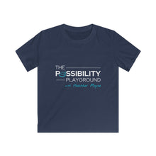 Load image into Gallery viewer, "The Possibility Playground with Heather Moyse" | Kids Softstyle Tee
