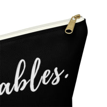 Load image into Gallery viewer, Valuables vs Values | Accessory Pouch w T-bottom