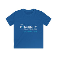 Load image into Gallery viewer, "The Possibility Playground with Heather Moyse" | Kids Softstyle Tee