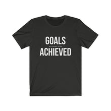 Load image into Gallery viewer, Goals Achieved | Unisex Jersey Short Sleeve Tee