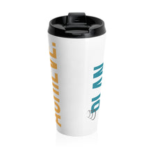 Load image into Gallery viewer, "Plan. Pursue. Achieve." | Stainless Steel Travel Mug