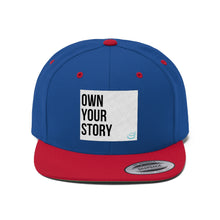 Load image into Gallery viewer, Own Your Story | Unisex Flat Bill Hat
