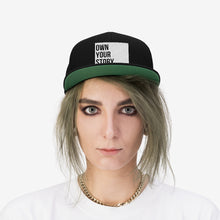 Load image into Gallery viewer, Own Your Story | Unisex Flat Bill Hat
