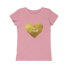 Load image into Gallery viewer, &quot;BE yourself&quot; | Girls Princess Tee
