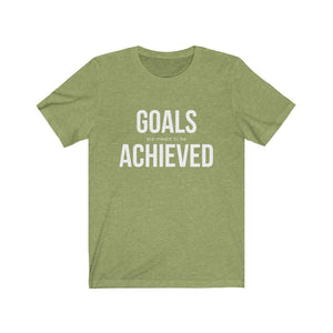 Goals Achieved | Unisex Jersey Short Sleeve Tee