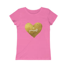 Load image into Gallery viewer, &quot;BE yourself&quot; | Girls Princess Tee
